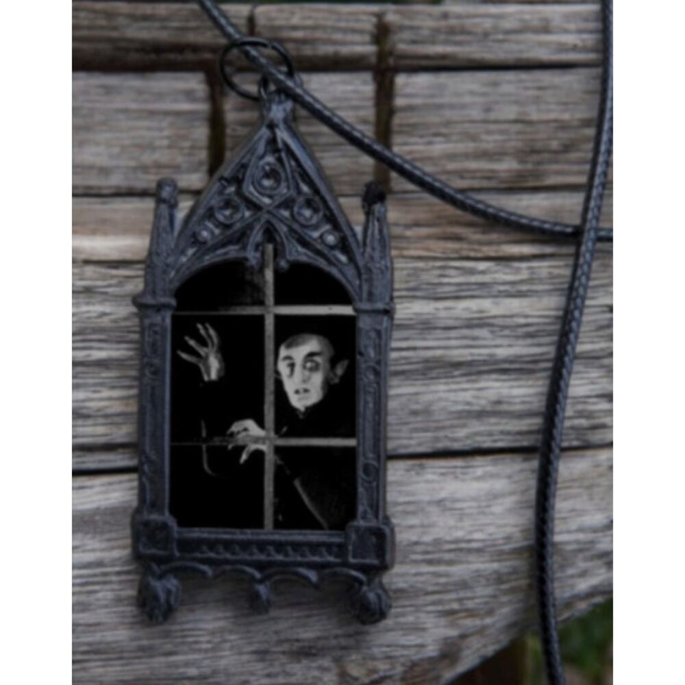 Nosferatu Pendant Black Vampire Classic Film Jewelry